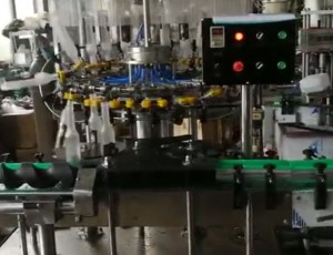 18頭全自動翻轉式沖瓶機-負壓灌裝機